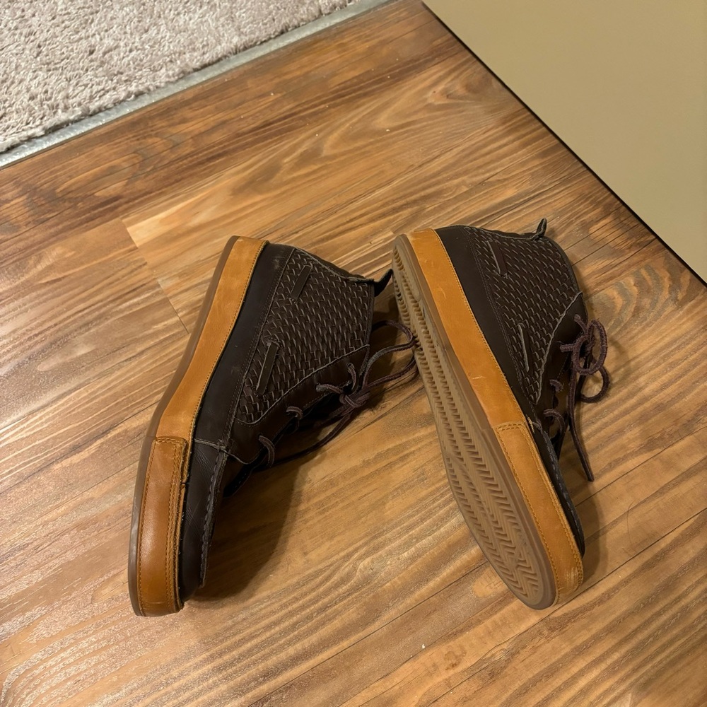 Nike Aina Chukka Woven Leather High Tops Sneakers - Picture 6 of 8